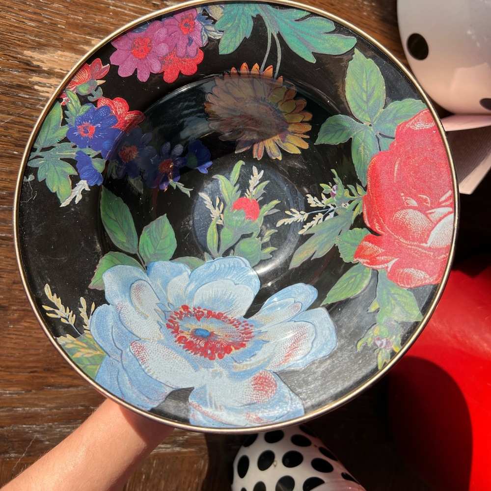 Mackenzie-Childs Small compote bowl